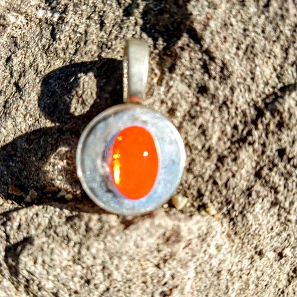 Natural Mexican Opal Pendant