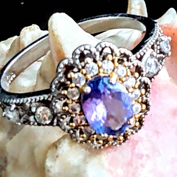 Tanzanite Sterling Silver Ring