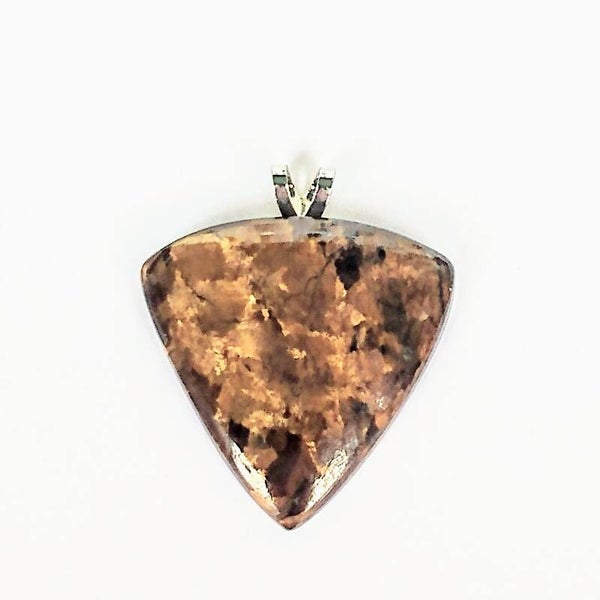 Natural Bronzite Pendant
