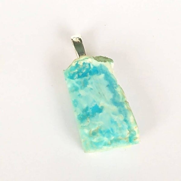 Natural Blue Topaz Pendant
