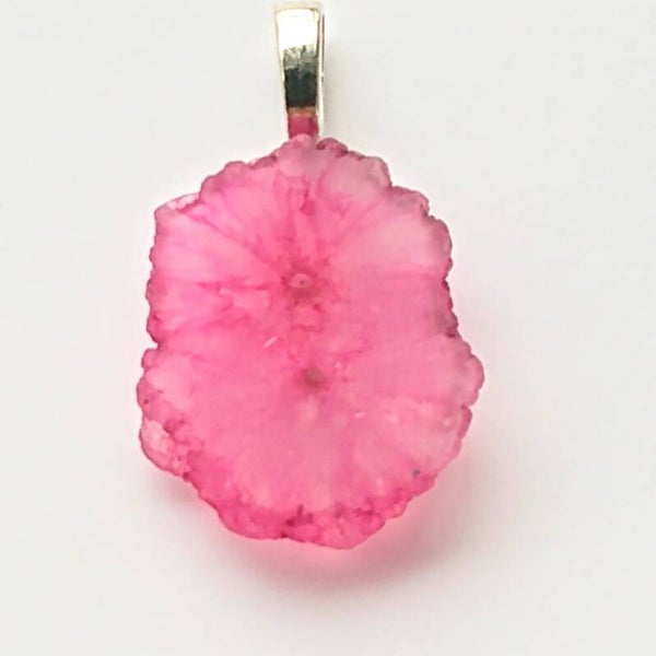 Natural Pink Agate Slice