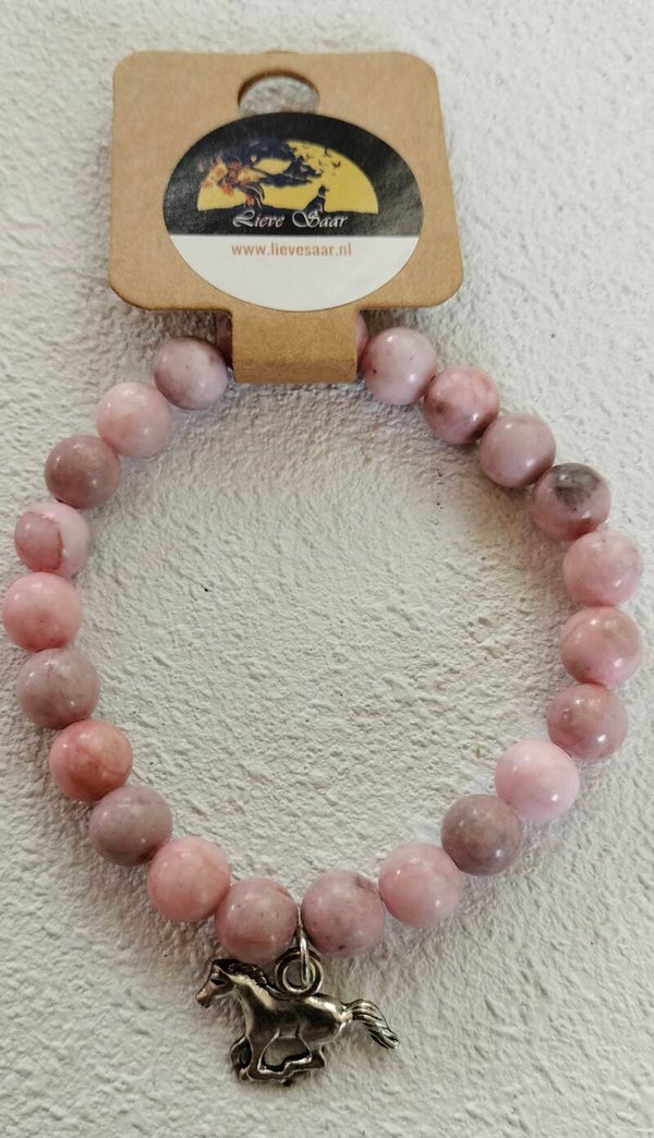 Armbandje kralen paard