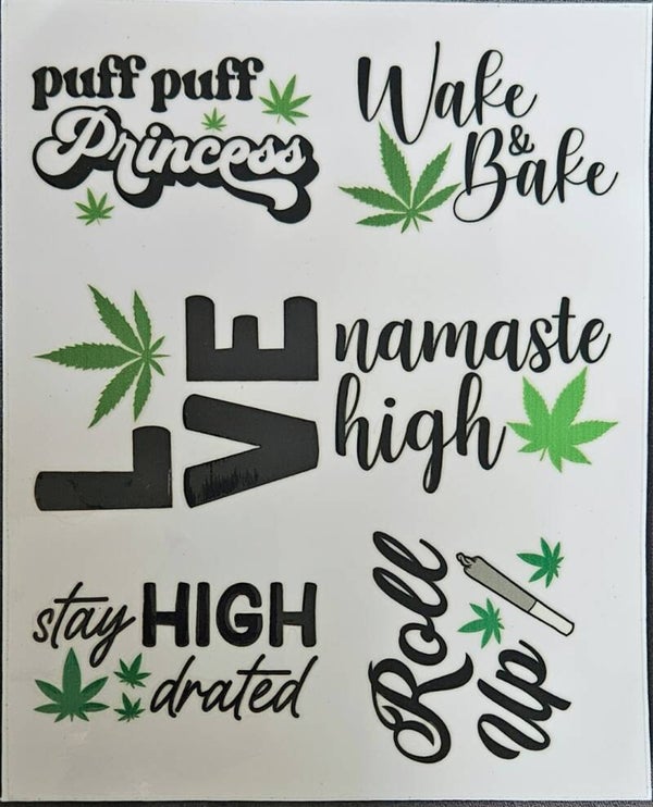 Weed Connoisseurs Stickers