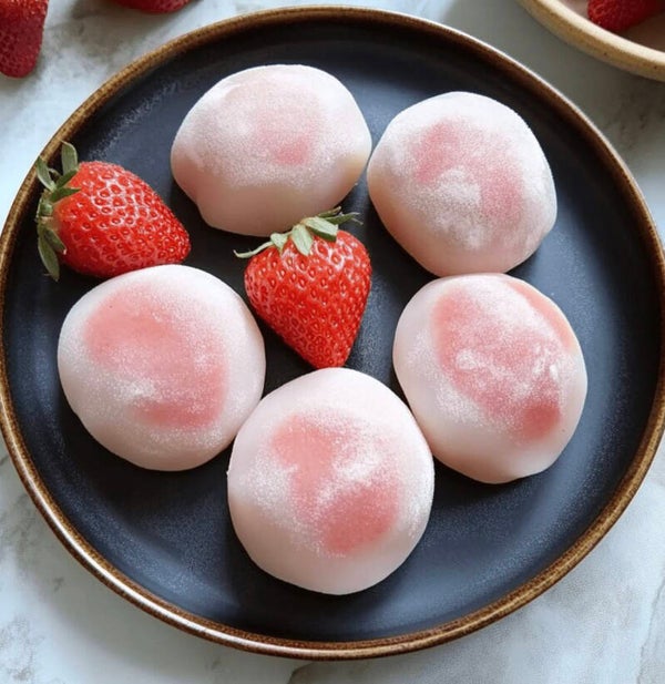 Aardbei mochi