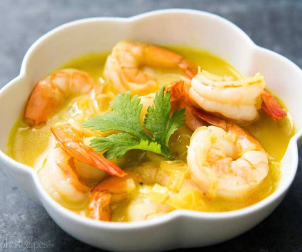 Thai shrimp curry