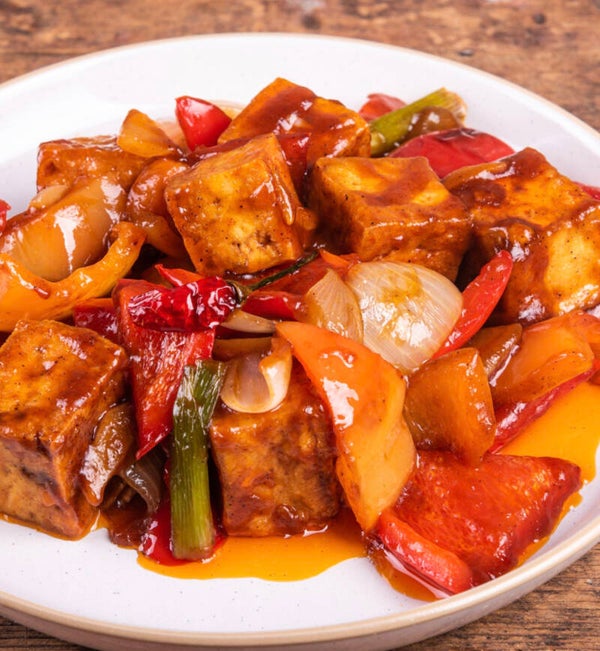 Spicy garlic tofu