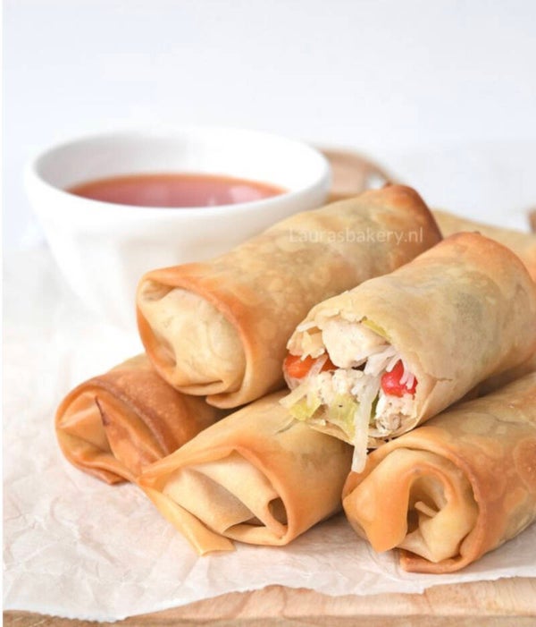 Vietnamese loempia met tofu