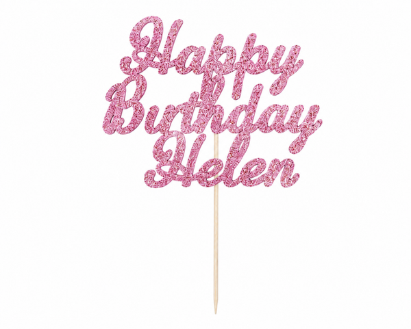 Birthday Name CakeTopper