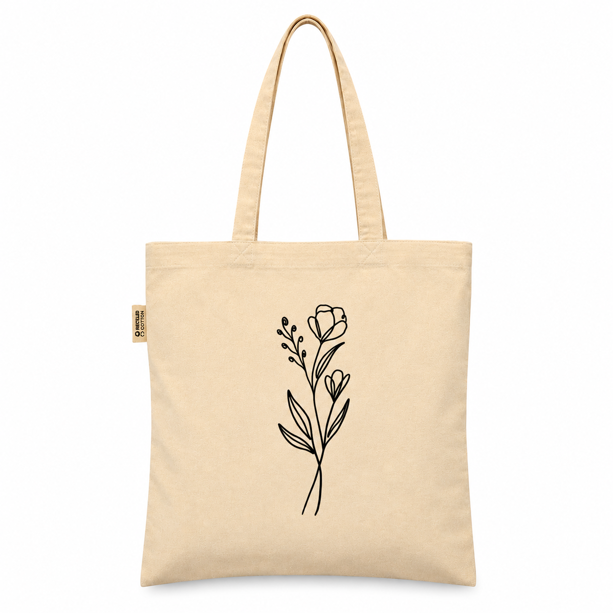 Delicate flowers tote