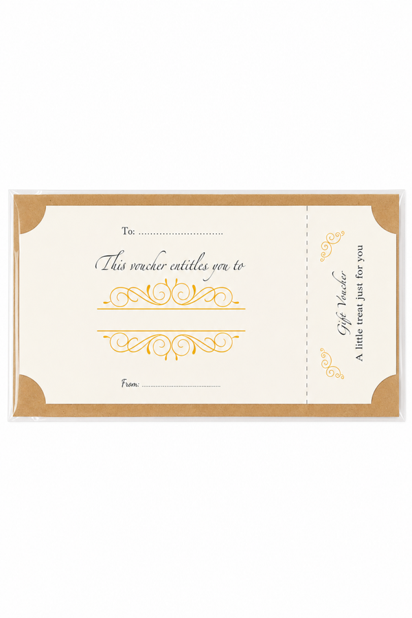 Blank Gift Voucher