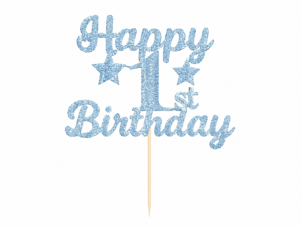Kids age cake topper