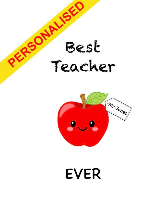 Best teacher personalised