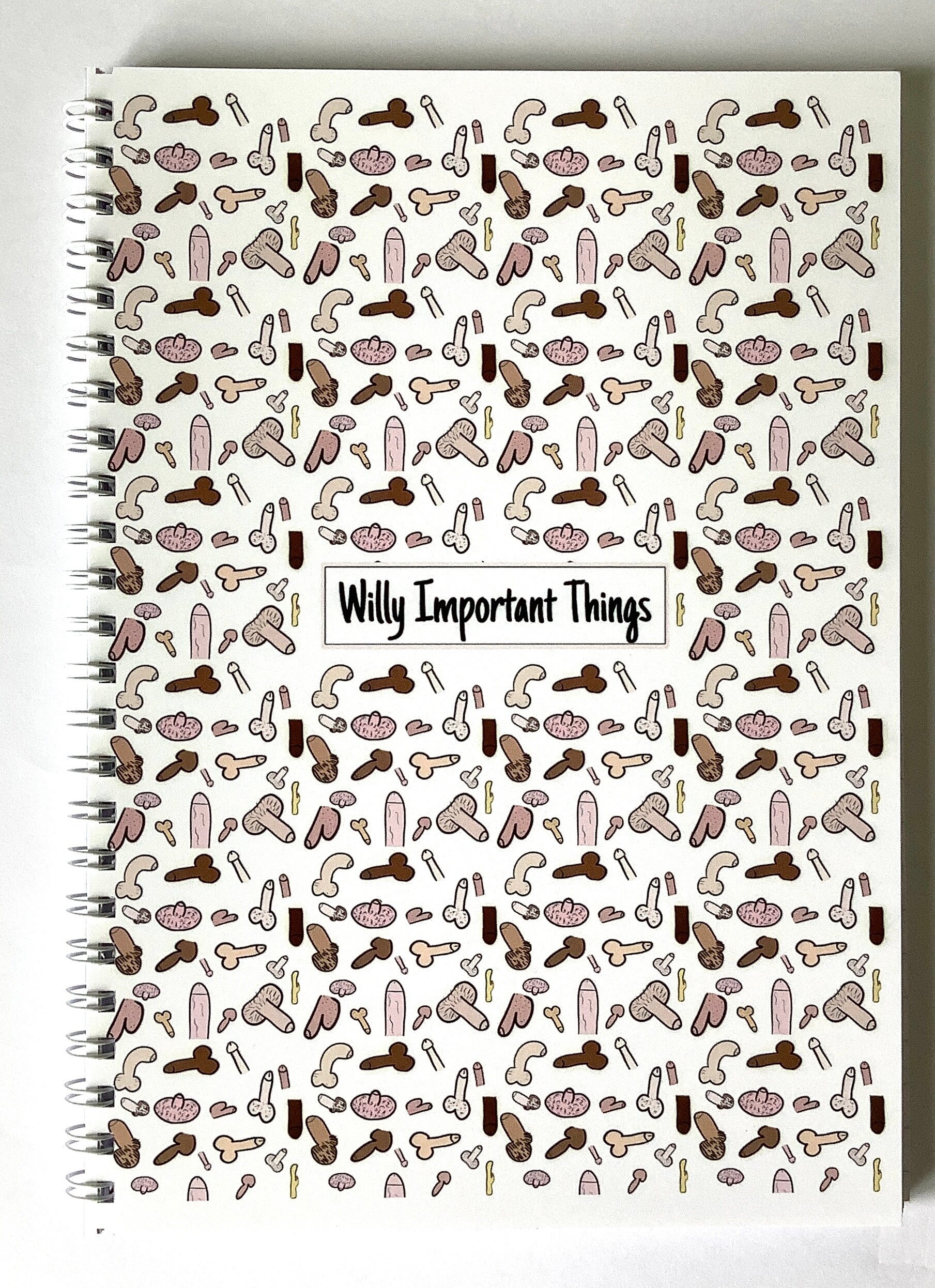 Willy Important Things Notebook