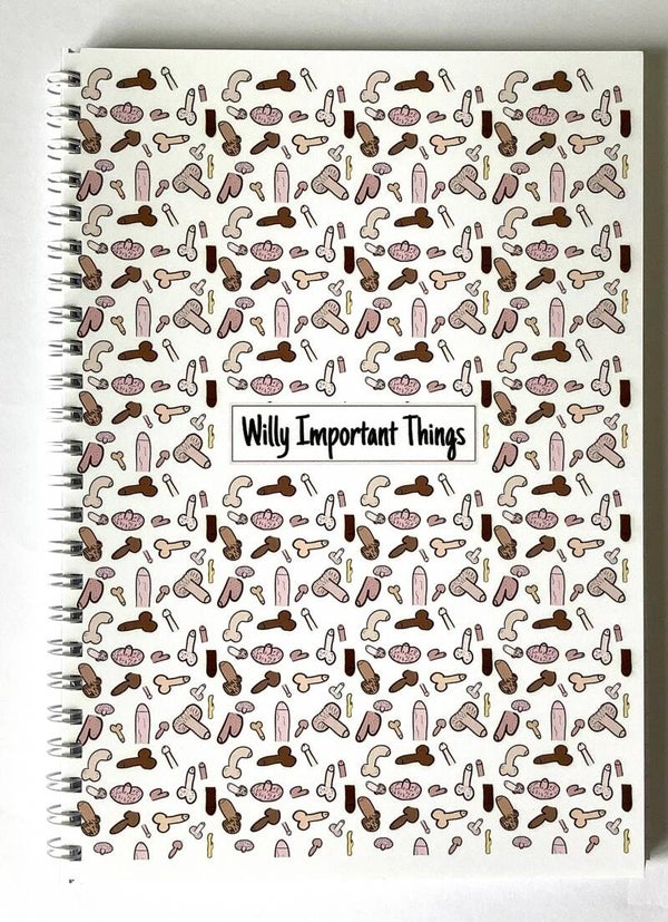 Willy Important Things Notebook