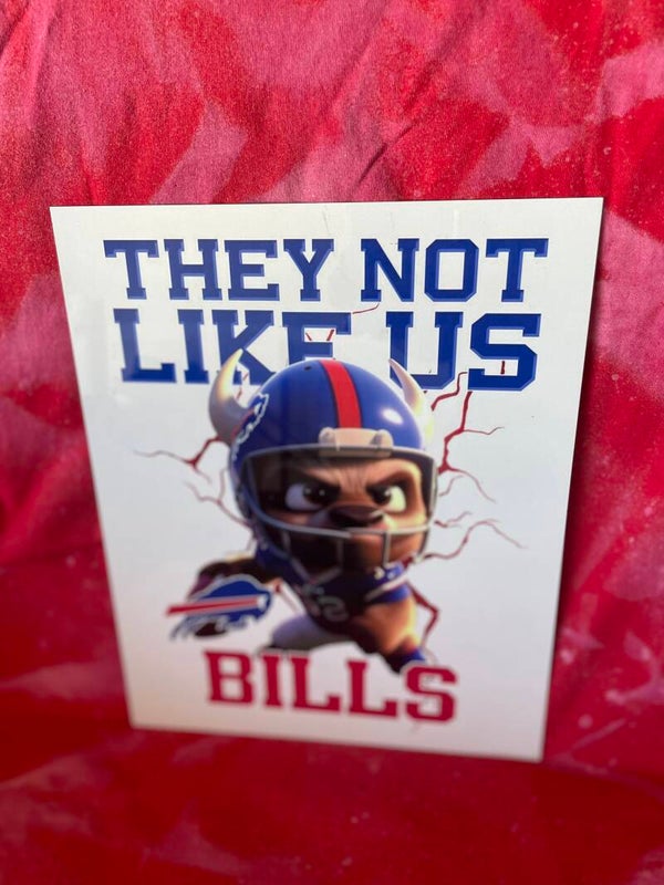 Bills -They  Not Like US 8x10 metal Print
