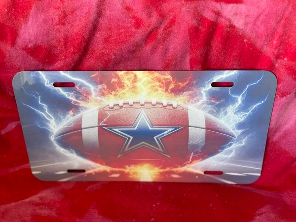 Cowboys - Metal License plate