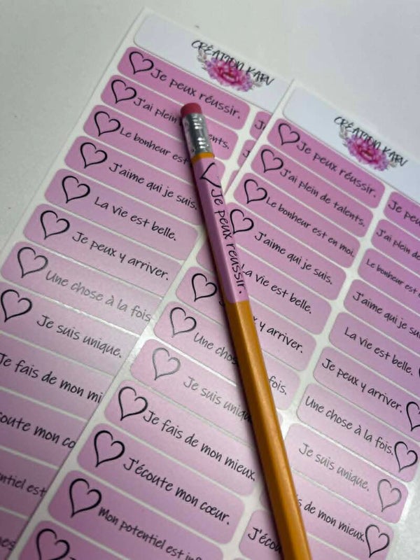 Estime de soi  coeur rose