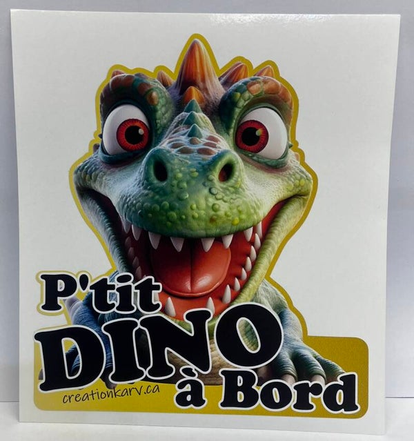 p'tit dino à bord