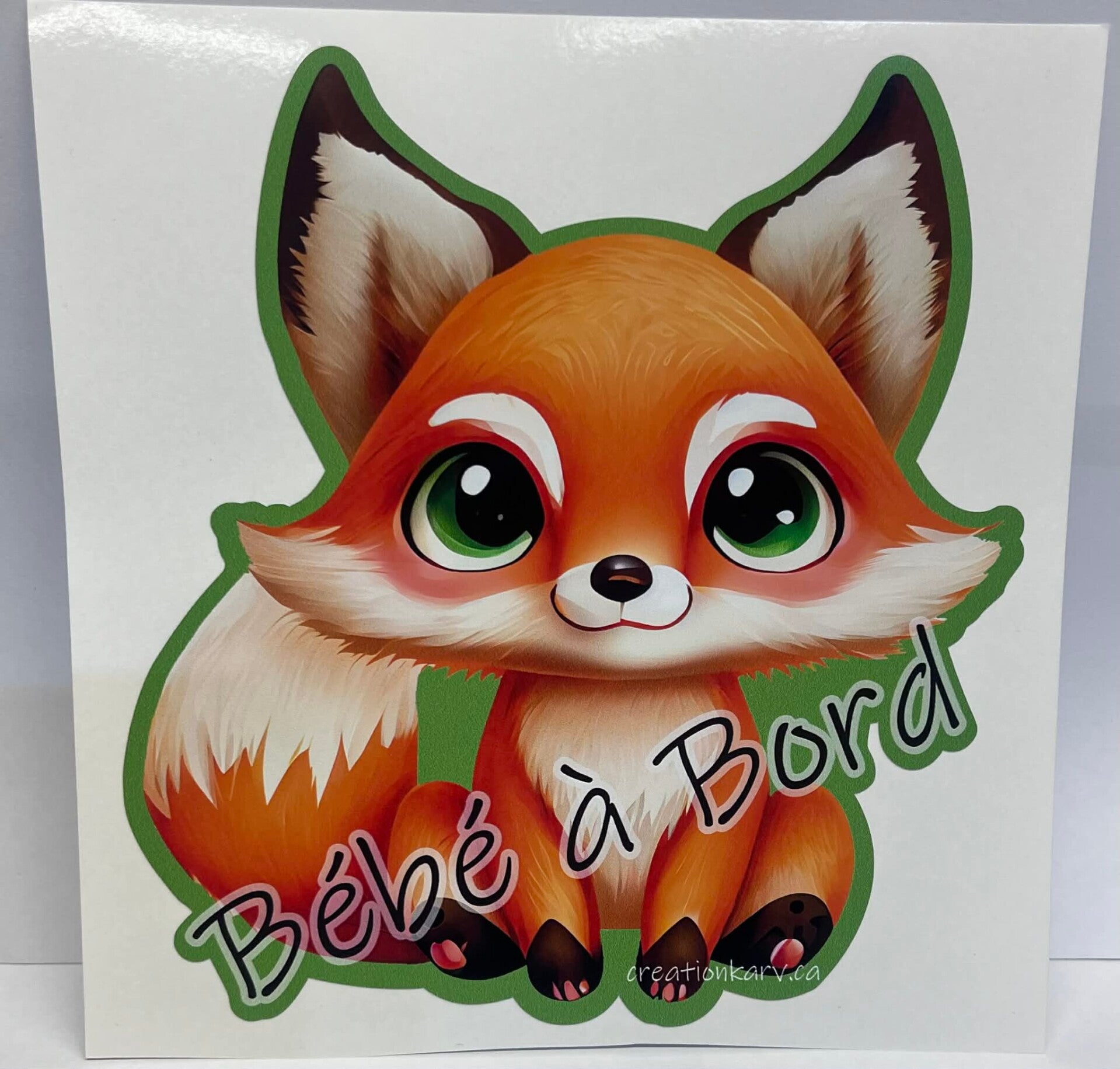 Bébé à bord (renard)