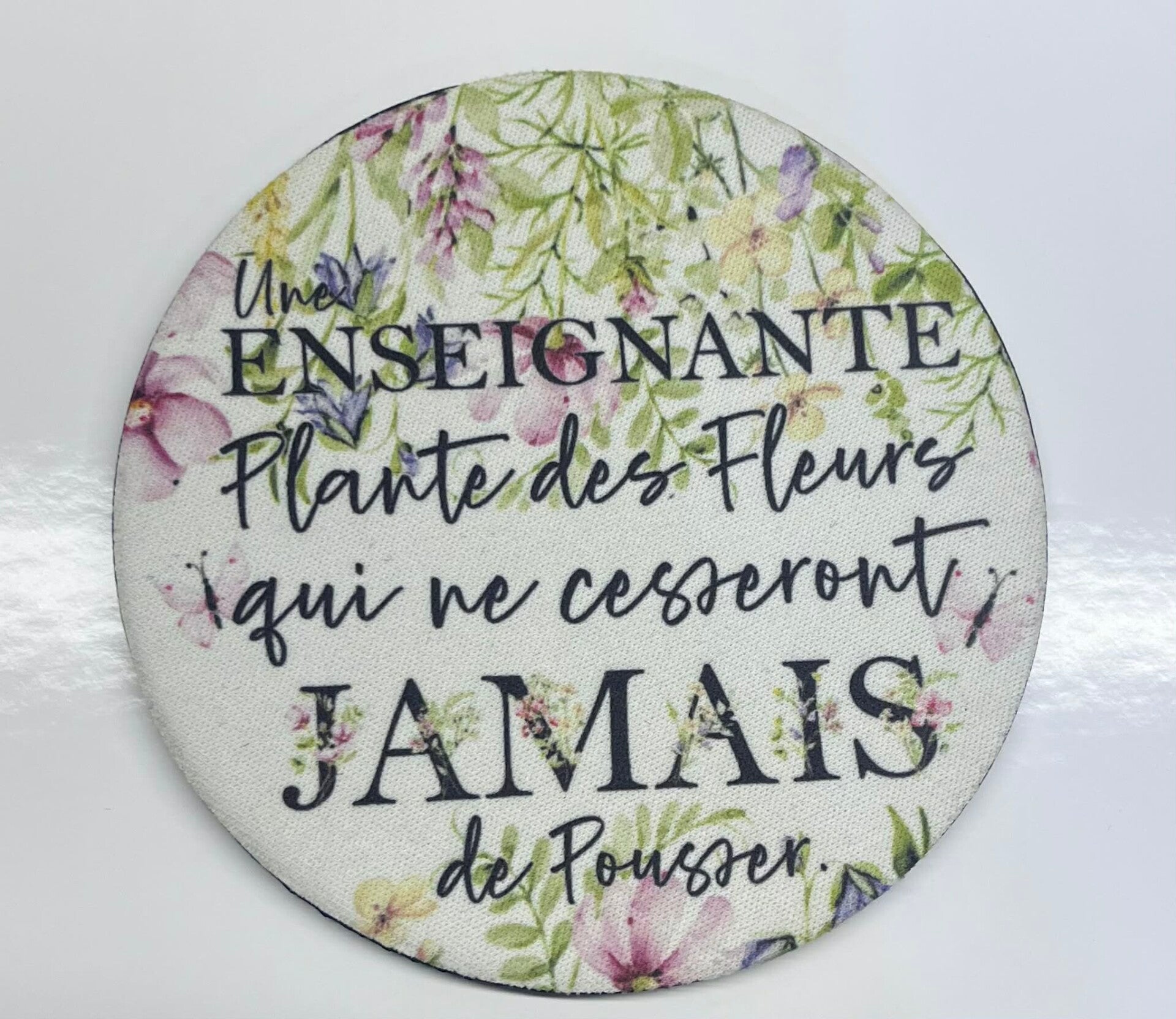 Sous-verre et autocollant