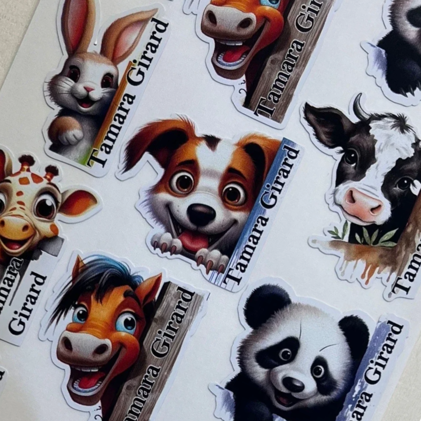 Tête animaux rigolo