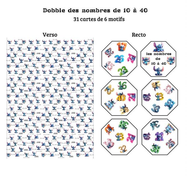 Dobble STITCH de 10 à 40 PDF