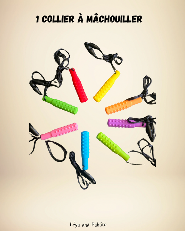 Un collier à mâchouiller