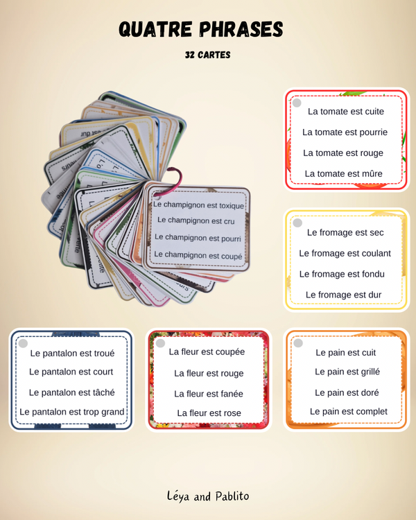 Quatre phrases pdf