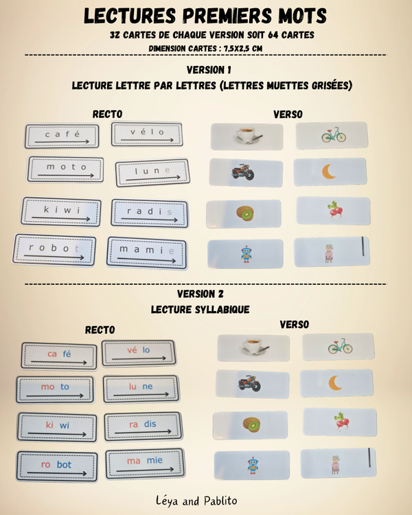 Lecture premiers mots