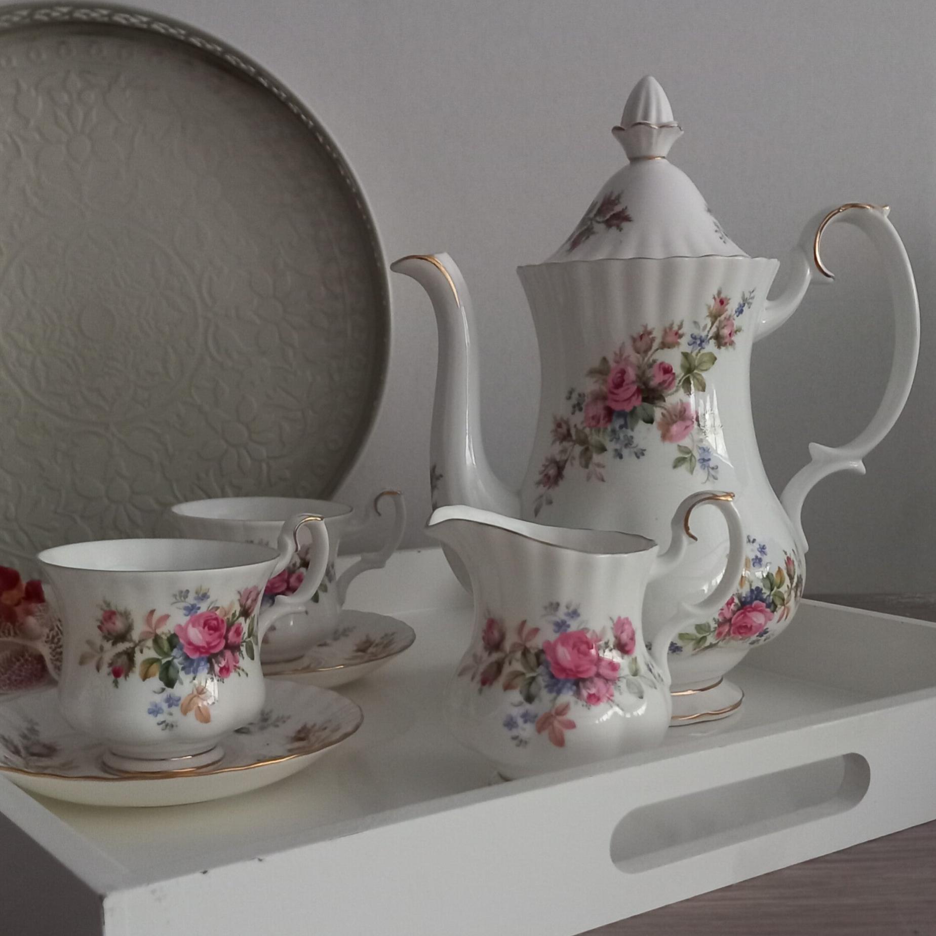Moss Rose 2-persoons Koffieset