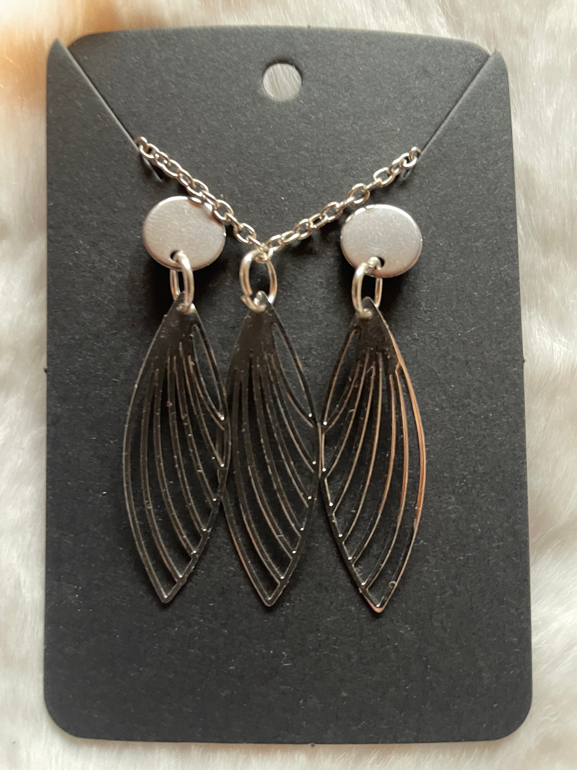 Set halsketting + oorbellen