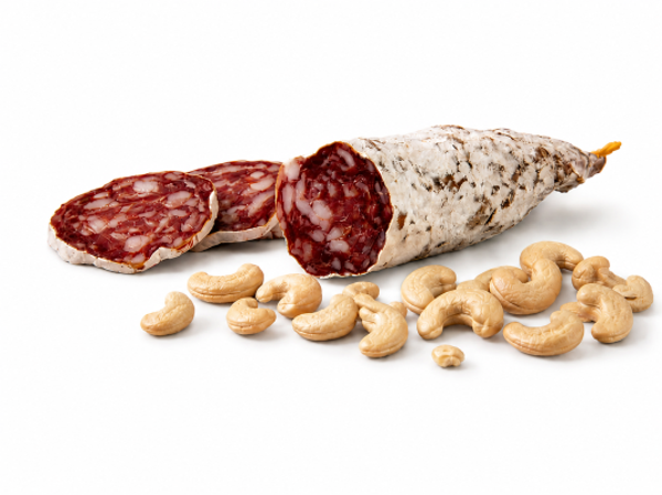 Franse worst met cashewnoten