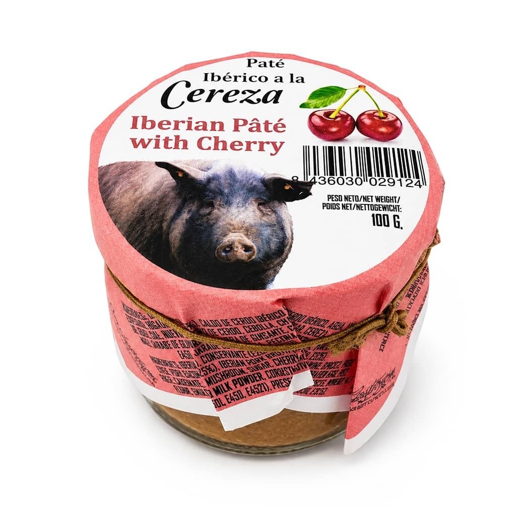 Spaanse Iberico paté met kersen