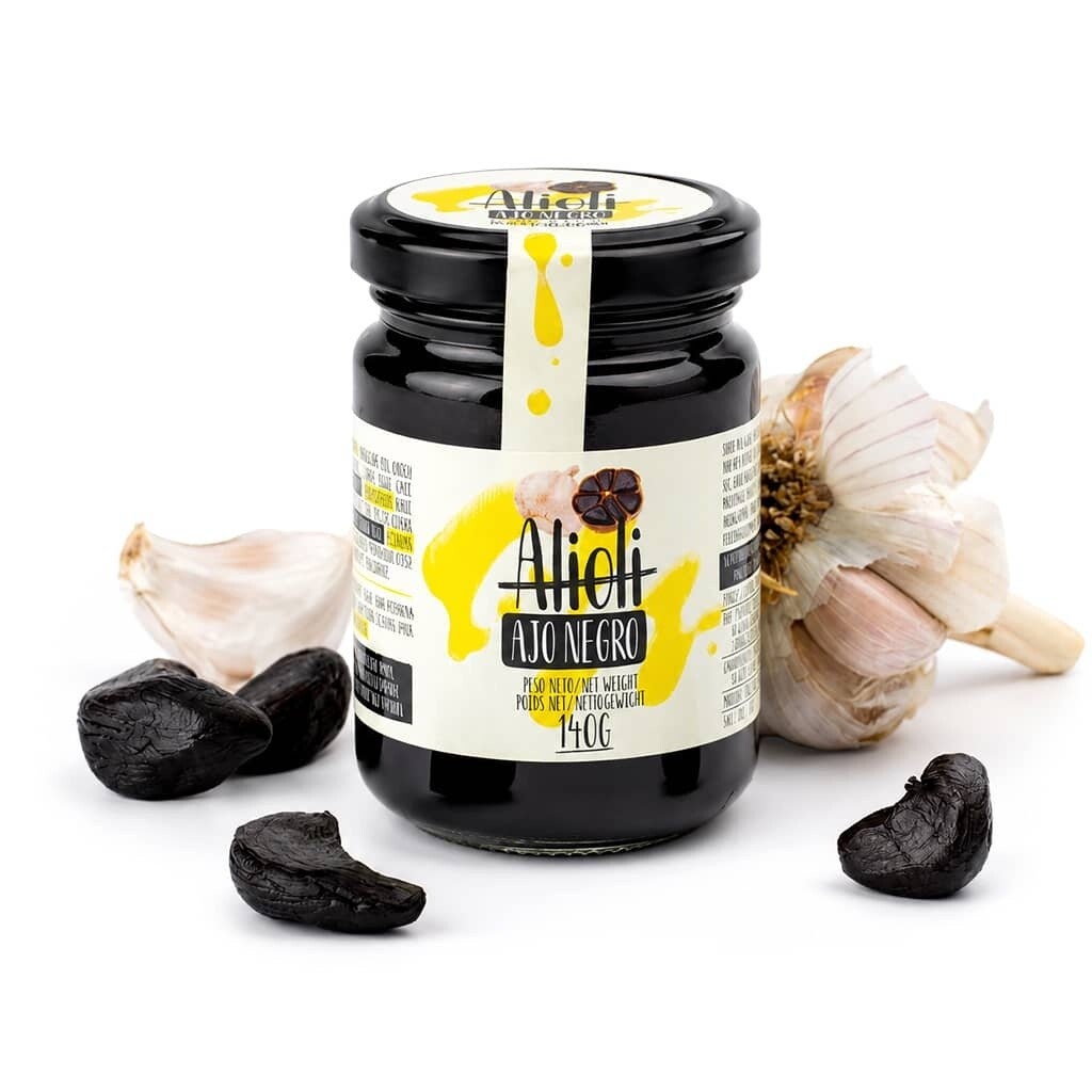 Alioli met zwarte knoflook