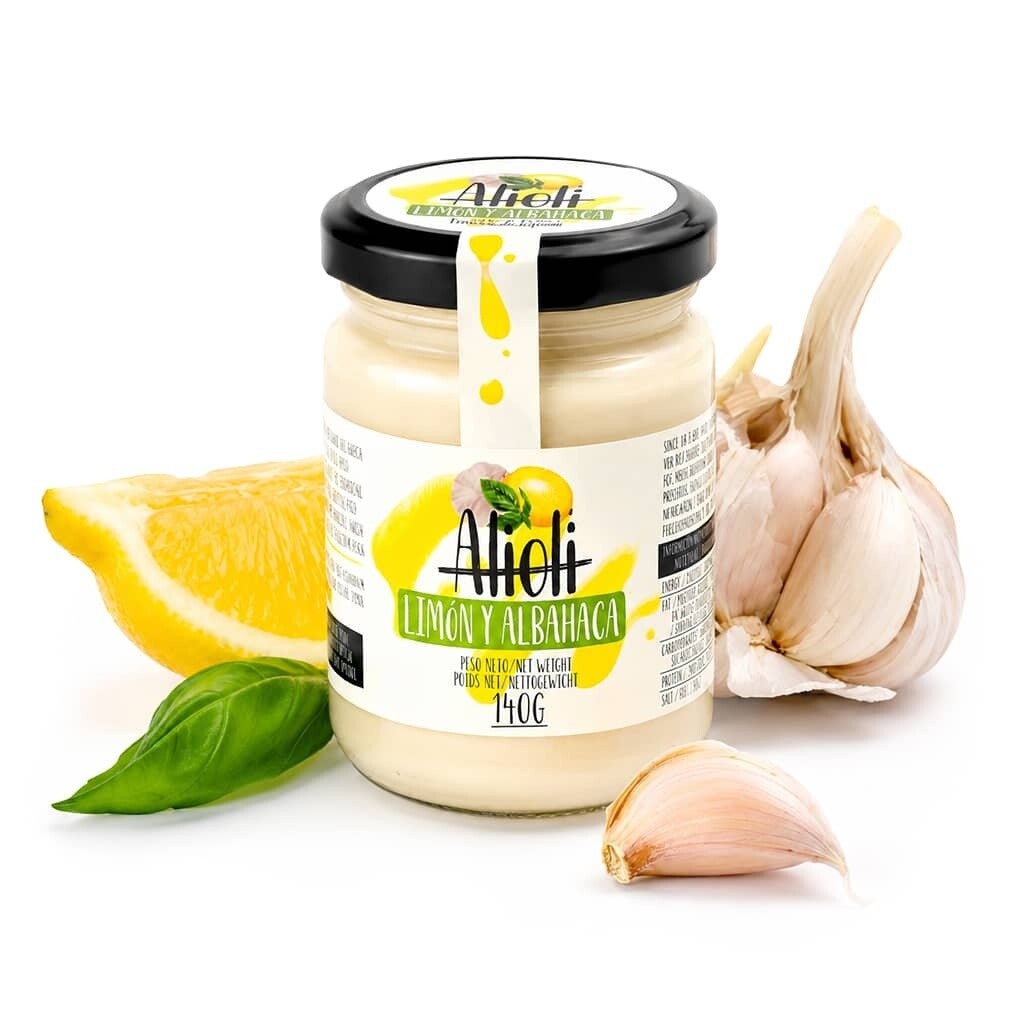 Alioli met Citroen en basilicum
