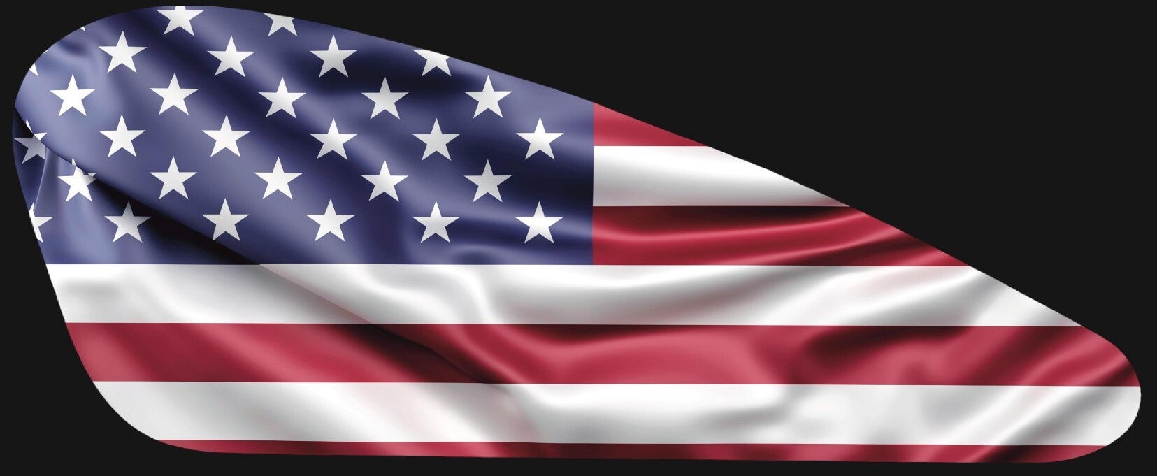 Motorcycle Side Decalset LHS/RHS American Flag