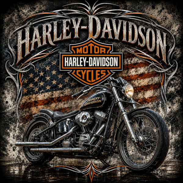 Harley-Davidson Inspired Hoodie – Premium Biker Design