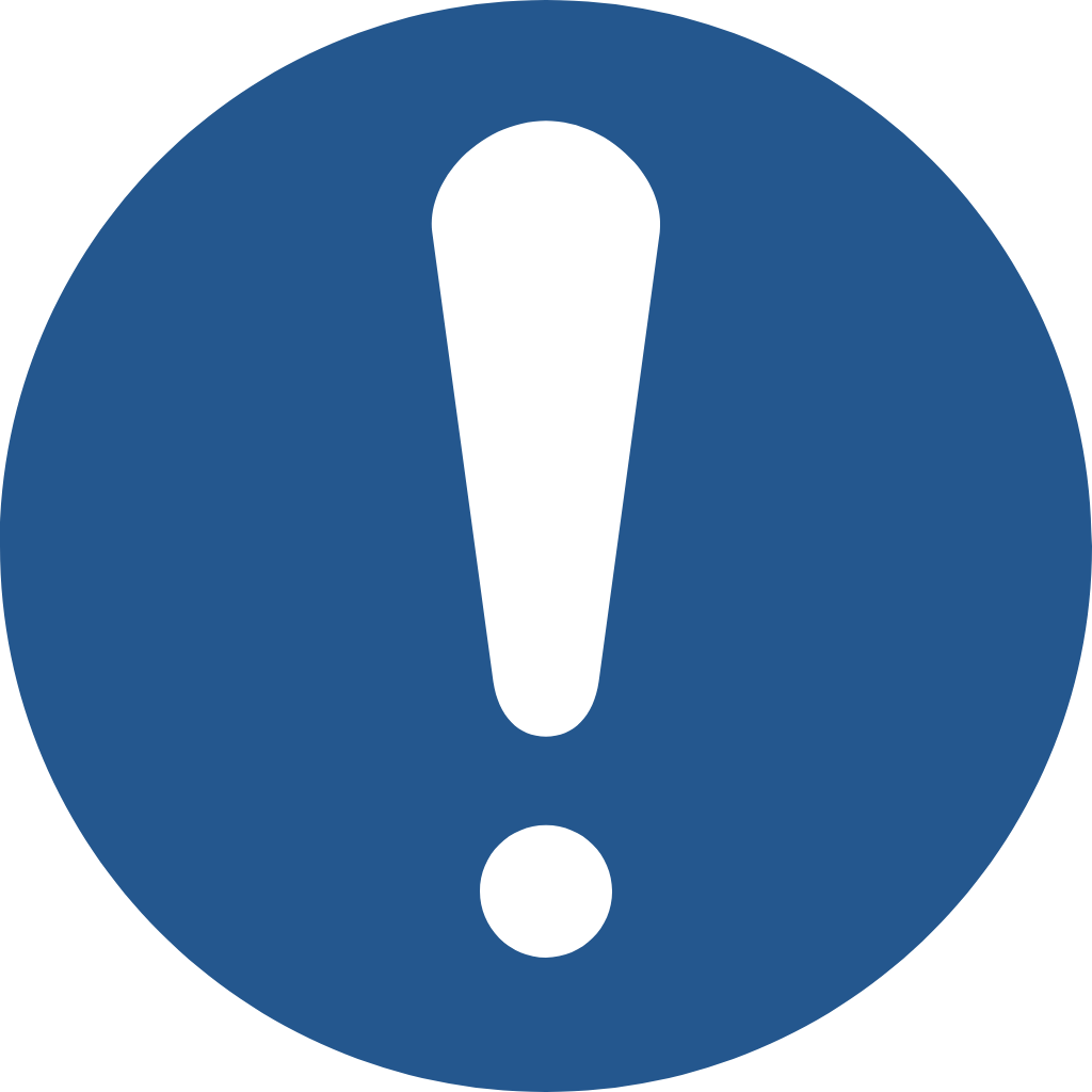 Gebodspictogram – Algemeen verplicht teken