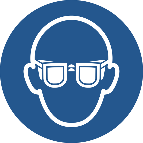 ISO 7010 M004 – Oogbescherming verplicht Sticker