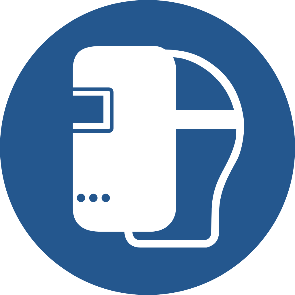 ISO 7010 M019 – Lasbescherming verplicht Sticker