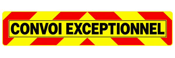 Convoi Exceptionnel Sticker – Uitzonderlijk Vervoer | Transportwaarschuwing