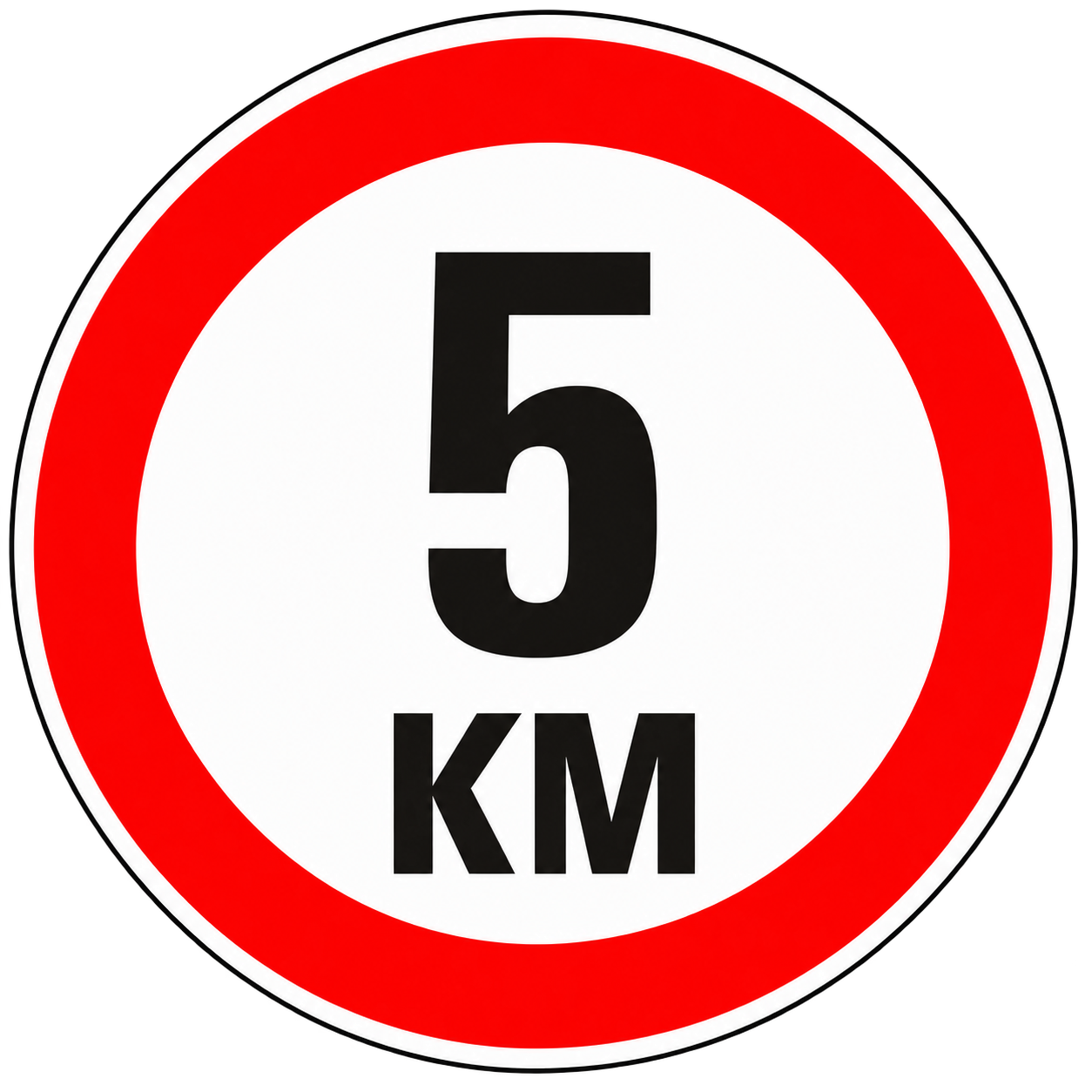 Snelheidstickers - 5KM - S003