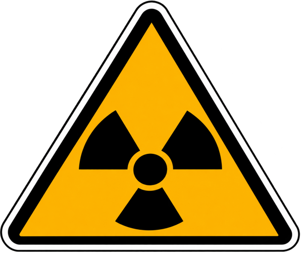 Radioactieve Straling - ISO 7010 W003