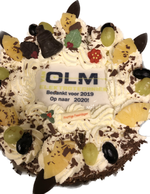 kerst slagroomtaart ( met logo ) 2025