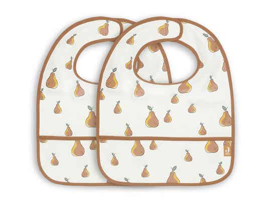 Slabbetje Waterproof - 2-pack Pear - Jollein