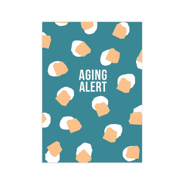 Wenskaart - Aging Alert - Studio Stationery