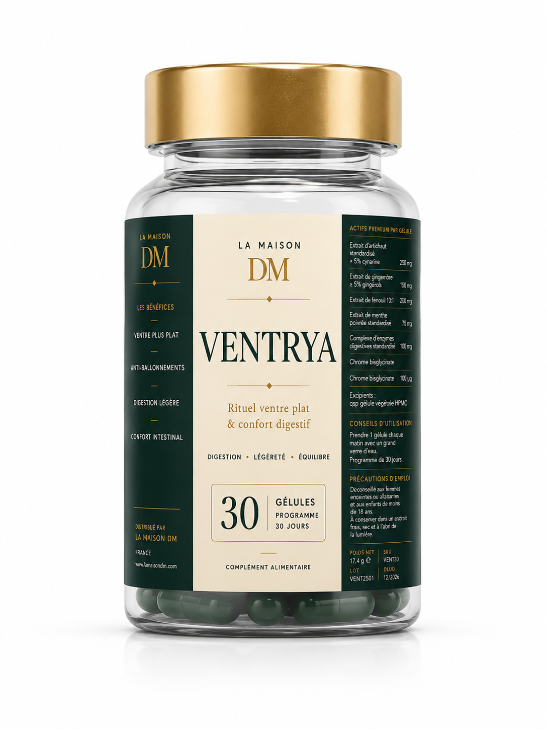 Ventrya Rituel ventre plat & confort digestif