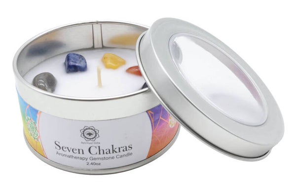 Bougie Green Tree "7 chakras" Nag champa 70g