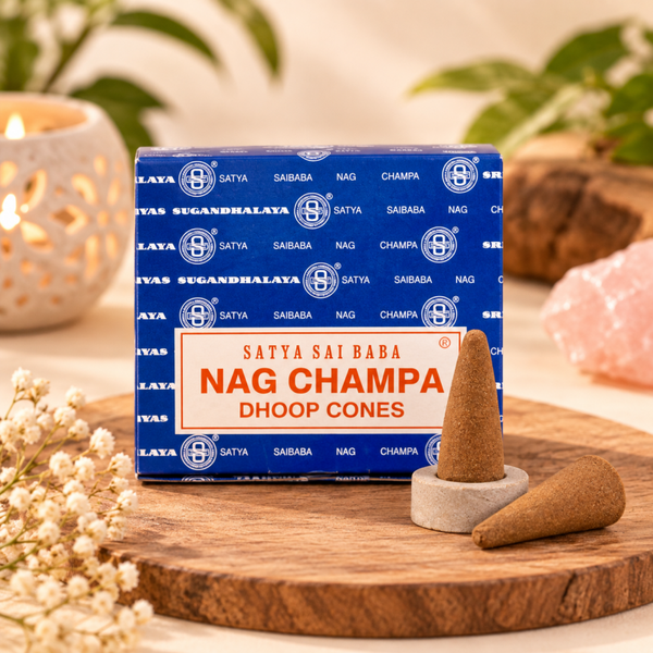 Encens Cône Satya - Nag Champa - Boîte de 10 cônes