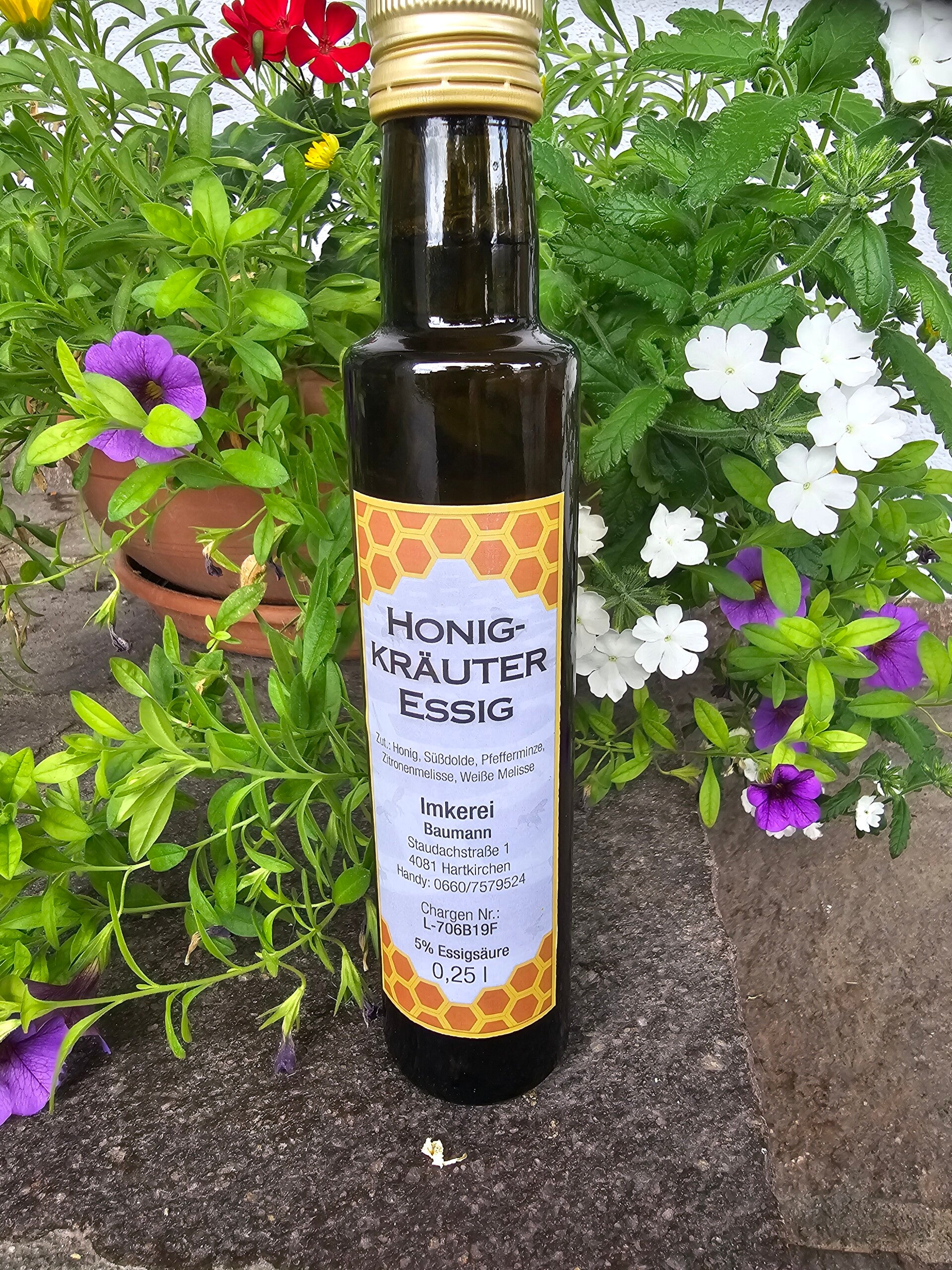 Honig Kräuter Essig
